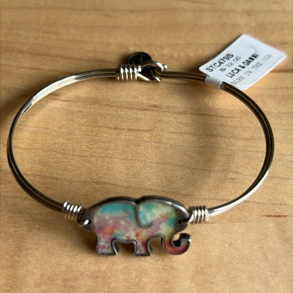 🆕 LUCA & DANNI Bangle Bracelet Elephant - Picture 1 of 7